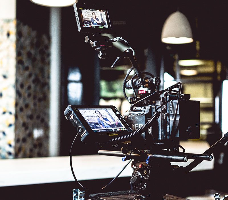 video camera at urban roots brewery
